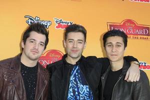 LOS ANGELES, NOV 14 - The Scheme, Kyle Carpenter, Kristofer James, Aleksey Lopez at the The Lion Guard - Return Of The Roar Screening at the Walt Disney Studios on November 14, 2015 in Burbank, CA photo