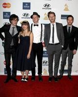 LOS ANGELES, FEB 9 - The Lumineers, Stelth Ulvang, Neyla Pekarek, Jeremiah Fraites, Wesley Schultz, Ben Wahamaki arrives at the Clive Davis 2013 Pre-GRAMMY Gala at the Beverly Hilton Hotel on February 9, 2013 in Beverly Hills, CA photo