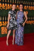 los angeles, 17 de octubre - darby stanchfield, bellamy young en el sexto clásico anual de veuve clicquot polo en el parque histórico estatal will rogers el 17 de octubre de 2015 en pacific palisades, ca foto