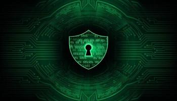 Modern Cyber Security Technology Background with padlock vector