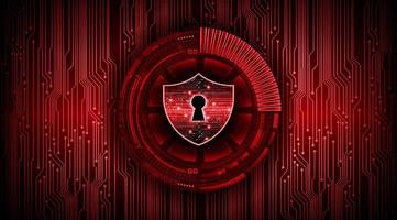Modern Cyber Security Technology Background with padlock vector