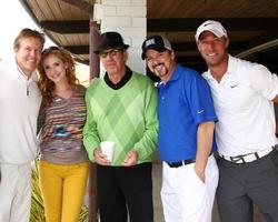 LOS ANGELES, APR 15 - Jack Wagner, Ashley Jones, tim Allen, Troy Burgess, Kyle Lowder at the Jack Wagner Celebrity Golf Tournament benefitting the Leukemia and Lymphoma Society at the Lakeside Golf Club on April 15, 2013 in Toluca Lake, CA photo