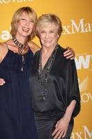 LOS ANGELES, JUN 12 - Cloris Leachman, daughter arrives at the City of Hope s Music And Entertainment Industry Group Honors Bob Pittman Event at Beverly Hilton Hotel on June 12, 2012 in Beverly Hills, CA photo