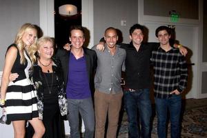 LOS ANGELES, AUG 24 - Melissa Ordway, Beth Maitland, Christian LeBlanc, Bryton James, Robert Adamson, Max Ehrich at the Young and Restless Fan Club Dinner at the Universal Sheraton Hotel on August 24, 2013 in Los Angeles, CA photo