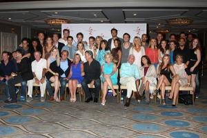 LOS ANGELES, AUG 15 - Young and Restless Cast, with fans who won chance to pose with them at auction at the The Young and The Restless Fan Club Event at the Universal Sheraton Hotel on August 15, 2015 in Universal City, CA photo