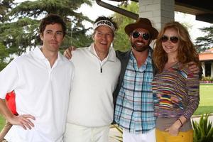 LOS ANGELES, APR 15 - Zach Jones, Jack Wagner, Guest, Ashley Jones at the Jack Wagner Celebrity Golf Tournament benefitting the Leukemia and Lymphoma Society at the Lakeside Golf Club on April 15, 2013 in Toluca Lake, CA photo