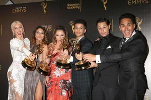 LOS ANGELES, SEP 11 - Julianne Hough, Vanessa Hudgens, Kether Donohue, Jordan Fisher, David Del Rio, Carlos PenaVega at the 2016 Primetime Creative Emmy Awards, Day 2, Arrivals at the Microsoft Theater on September 11, 2016 in Los Angeles, CA photo