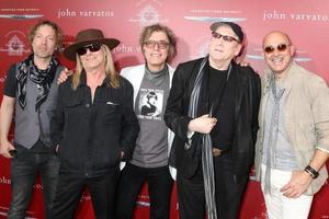 LAS VEGAS, APR 17 - Robin Zander, Tom Petersson, Rick Nielsen, Daxx Nielsen, John Varvatos at the John Varvatos 13th Annual Stuart House Benefit at the John Varvatos Store on April 17, 2016 in West Hollywood, CA photo