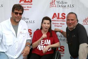 LOS ANGELES, OCT 16 - Fred Fisher, Nanci Ryder, ALS Drug Exec at the ALS Association Golden West Chapter Los Angeles County Walk To Defeat ALS at the Exposition Park on October 16, 2016 in Los Angeles, CA photo