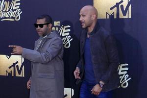 LOS ANGELES, APR 9 - Jordan Peele, Keegan-Michael Key at the 2016 MTV Movie Awards Arrivals at the Warner Brothers Studio on April 9, 2016 in Burbank, CA photo