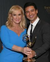 LOS ANGELES, MAY 1 - Lisa Gregorisch-Dempsey, Mario Lopez at the 43rd Daytime Emmy Awards at the Westin Bonaventure Hotel on May 1, 2016 in Los Angeles, CA photo