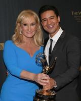 LOS ANGELES, MAY 1 - Lisa Gregorisch-Dempsey, Mario Lopez at the 43rd Daytime Emmy Awards at the Westin Bonaventure Hotel on May 1, 2016 in Los Angeles, CA photo