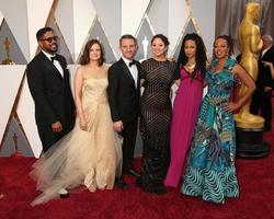 LOS ANGELES, FEB 28 - Guest, Amy Hobby, Justin Wilkes, Liz Garbus, Lisa Simone Kelly, ReAnna Simone at the 88th Annual Academy Awards, Arrivals at the Dolby Theater on February 28, 2016 in Los Angeles, CA photo