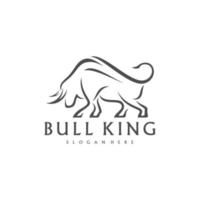 Bull logo vector illustration design, creative and simple design, can uses as logo and template for company.