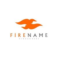 Fire flames, fire Logo design inspiration vector icons