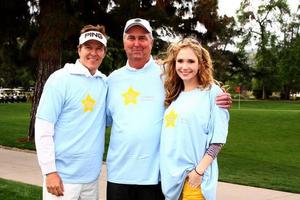 LOS ANGELES, APR 15 -  Jack Wagner, Dennis Wagner, Ashley Jones at the Jack Wagner Celebrity Golf Tournament benefitting the Leukemia  and Lymphoma Society at the Lakeside Golf Club on April 15, 2013 in Toluca Lake, CA photo