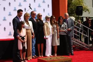 LOS ANGELES, APR 27 -  Troy Garity, Jane Fonda, Peter Fonda, Shirlee Fonda, Guests at the ceremony to install Jane Fonda s handprints and footprints in cement at the Chinese Theater on April 27, 2013 in Los Angeles, CA photo