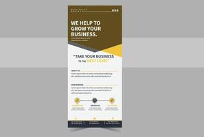 Corporate DL Flyer Template vector