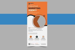 Corporate DL Flyer Template vector