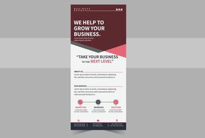 Corporate DL Flyer Template vector