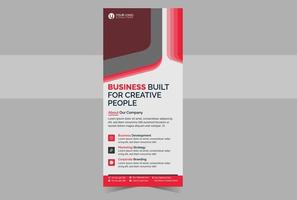 Corporate DL Flyer Template vector