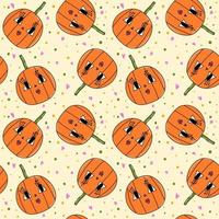 Halloween cartoon seamless pattern. Patterns for decorating fabrics. vector