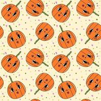 Halloween cartoon seamless pattern. Patterns for decorating fabrics. vector