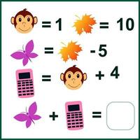 Math task. Additional education, vector