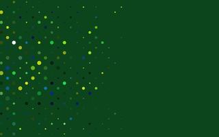 Light Blue, Yellow vector template with circles.