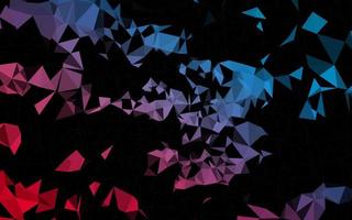 Dark Blue, Red vector abstract polygonal cover.