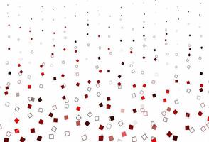 Light Red vector background with rectangles.