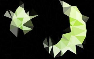 Light Green vector low poly layout.