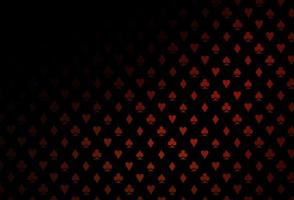 Dark red vector layout with elements of cards.