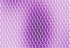 Light Purple vector pattern with lines, ovals.