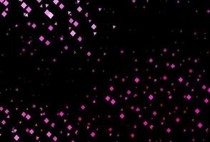 Dark pink vector pattern in polygonal style with circles.