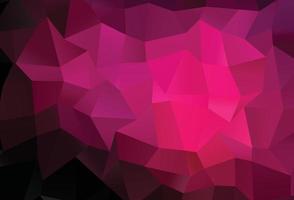 Dark Pink vector abstract mosaic background.