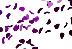 Light Purple vector template with memphis shapes.