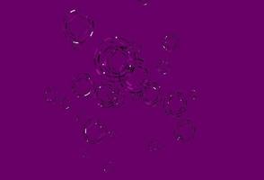 Light Purple vector background with bubbles.