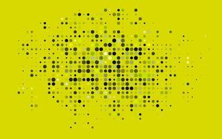 Dark Blue, Yellow vector background with bubbles.