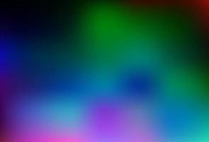 Dark Multicolor, Rainbow vector blurred bright pattern.