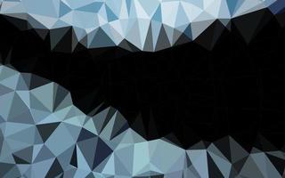 Dark BLUE vector low poly cover.