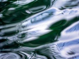 Texture of reflection of light on water surface photo