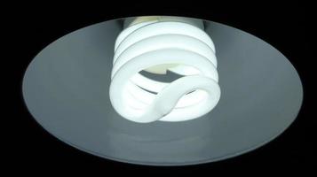 Close up white Lamp photo