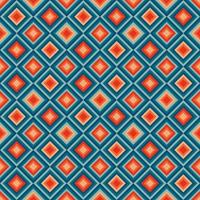 Vintage aestethic pattern with triangles in the style of the 70s and 60 vector