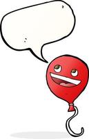 cartoon balloon with speech bubble vector