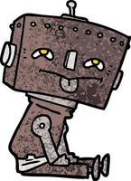 cartoon robot character vector