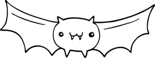 cartoon vampire bat vector