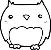 cute cartoon owl vector