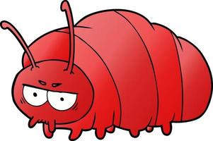 cartoon doodle character bug vector