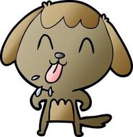 cute cartoon dog vector